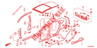 OUTER PANELS/ROOF PANEL  for Honda CR-V 2.0 S 5 Doors 6 speed manual 2014