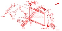 RADIATOR HOSE/RESERVE TAN K (2) for Honda CR-V 2.0 S 5 Doors 6 speed manual 2014