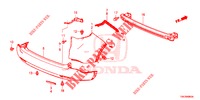 REAR BUMPER  for Honda CR-V 2.0 S 5 Doors 6 speed manual 2014