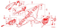 REAR DOOR LOCKS/OUTER HAN DLE  for Honda CR-V 2.0 S 5 Doors 6 speed manual 2014