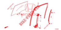 REAR DOOR WINDOWS/REGULAT OR  for Honda CR-V 2.0 S 5 Doors 6 speed manual 2014