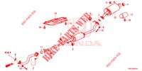 EXHAUST PIPE/SILENCER (2.0L) for Honda CR-V 2.0 COMFORT 5 Doors 6 speed manual 2015