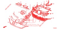 FRONT GRILLE/MOLDING (2) for Honda CR-V 2.0 COMFORT 5 Doors 6 speed manual 2015