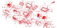 INSTRUMENT GARNISH (COTE DE CONDUCTEUR) (LH) for Honda CR-V 2.0 COMFORT 5 Doors 6 speed manual 2015