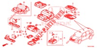 INTERIOR LIGHT  for Honda CR-V 2.0 COMFORT 5 Doors 6 speed manual 2015