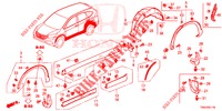 SIDE SILL GARNISH/PROTECT OR  for Honda CR-V 2.0 COMFORT 5 Doors 6 speed manual 2015