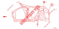 GROMMET (LATERAL) for Honda CR-V 2.0 ELEGANCE 5 Doors 6 speed manual 2015