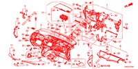 INSTRUMENT PANEL UPPER (LH) for Honda CR-V 2.0 ELEGANCE 5 Doors 6 speed manual 2015