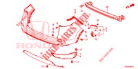 REAR BUMPER (2) for Honda CR-V 2.0 ELEGANCE 5 Doors 6 speed manual 2015