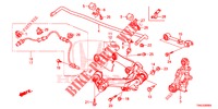 REAR LOWER ARM/RADIUS ROD  for Honda CR-V 2.0 ELEGANCE 5 Doors 6 speed manual 2015