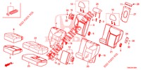 REAR SEAT/SEATBELT (2D)  for Honda CR-V 2.0 EXCLUSIVE NAVI 5 Doors 6 speed manual 2015