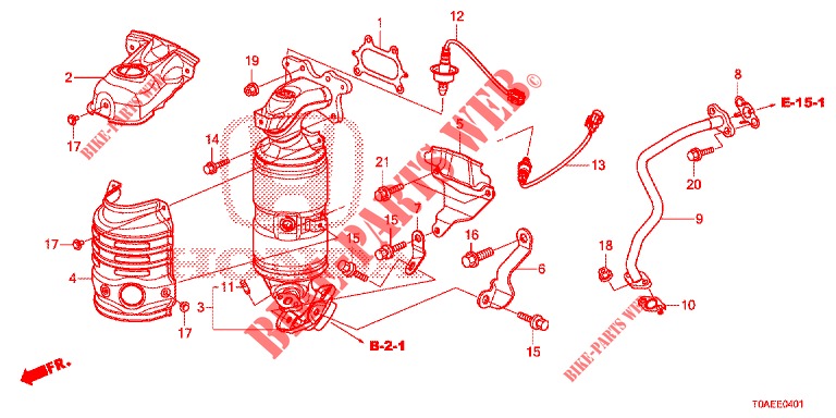TORQUE CONVERTER (2.0L) for Honda CR-V 2.0 EXCLUSIVE NAVI 5 Doors 6 speed manual 2015