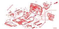 FLOOR MAT/INSULATOR (3) for Honda CR-V 2.0 EXCLUSIVE L 5 Doors 6 speed manual 2015