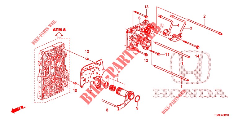 REGULATOR BODY (2.2L)  for Honda CR-V 2.0 EXCLUSIVE L 5 Doors 5 speed automatic 2015