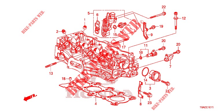 SPOOL VALVE/ OIL PRESSURE SENSOR (2.0L) for Honda CR-V 2.0 EXCLUSIVE L 5 Doors 5 speed automatic 2015