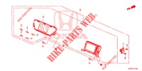 CENTER DISPLAY (LH) for Honda CR-V 2.0 S 5 Doors 6 speed manual 2015