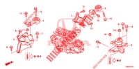 ENGINE MOUNTS (2.0L) (MT) for Honda CR-V 2.0 S 5 Doors 6 speed manual 2015