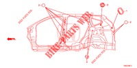 GROMMET (LATERAL) for Honda CR-V 2.0 S 5 Doors 6 speed manual 2015