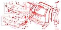 TAILGATE PANEL (2D)  for Honda CR-V 2.0 S 5 Doors 6 speed manual 2015