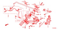 REAR LOWER ARM/RADIUS ROD  for Honda CR-V 2.0 S 5 Doors 5 speed automatic 2015