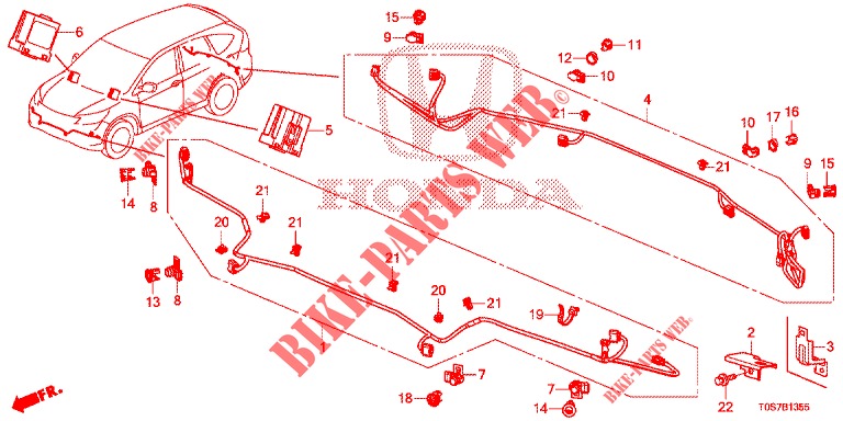 PARKING SENSOR  for Honda CR-V 2.0 COMFORT 5 Doors 5 speed automatic 2016