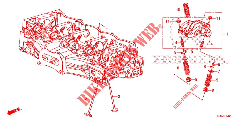 VALVE/ROCKER ARM (2.0L) for Honda CR-V 2.0 COMFORT 5 Doors 5 speed automatic 2016