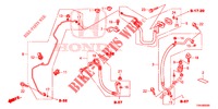 AIR CONDITIONER (FLEXIBLES/TUYAUX) (2.0L) (LH) for Honda CR-V 2.0 COMFORT 5 Doors 6 speed manual 2017