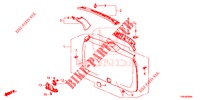 TAILGATE LINING/ REAR PANEL LINING (2D)  for Honda CR-V 2.0 COMFORT 5 Doors 6 speed manual 2017