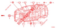 GROMMET (INFERIEUR) for Honda CR-V 2.0 COMFORT 5 Doors 9 speed automatic 2017