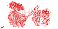ENGINE ASSY./TRANSMISSION  ASSY. (2.0L) for Honda CR-V 2.0 ELEGANCE 5 Doors 6 speed manual 2017