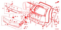 TAILGATE PANEL (2D)  for Honda CR-V 2.0 ELEGANCE 5 Doors 6 speed manual 2017