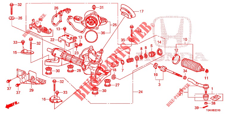 P.S. GEAR BOX (LH) for Honda CR-V 2.0 ELEGANCE 5 Doors 6 speed manual 2017