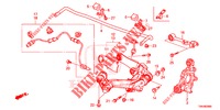 REAR LOWER ARM/RADIUS ROD  for Honda CR-V 2.0 ELEGANCE L 5 Doors 6 speed manual 2017