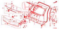 TAILGATE PANEL (2D)  for Honda CR-V 2.0 ELEGANCE L 5 Doors 6 speed manual 2017