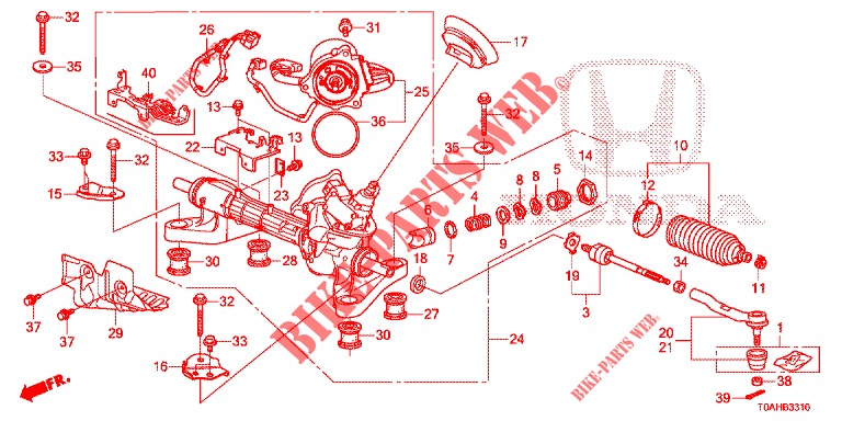 P.S. GEAR BOX (LH) for Honda CR-V 2.0 ELEGANCE L 5 Doors 6 speed manual 2017