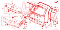TAILGATE PANEL (2D)  for Honda CR-V 2.0 EXCLUSIVE NAVI 5 Doors 6 speed manual 2017