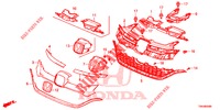 FRONT GRILLE/MOLDING  for Honda CR-V 2.0 S 5 Doors 6 speed manual 2017