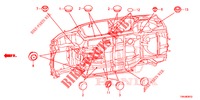 GROMMET (INFERIEUR) for Honda CR-V 2.0 S 5 Doors 6 speed manual 2017