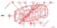 GROMMET (INFERIEUR) for Honda CR-V 2.0 S 5 Doors 5 speed automatic 2017
