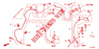 AIR CONDITIONER (FLEXIBLES/TUYAUX) (2.0L) (LH) for Honda CR-V 2.0 COMFORT 5 Doors 6 speed manual 2018