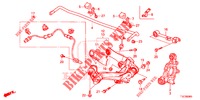 REAR LOWER ARM/RADIUS ROD  for Honda CR-V 2.0 COMFORT 5 Doors 6 speed manual 2018