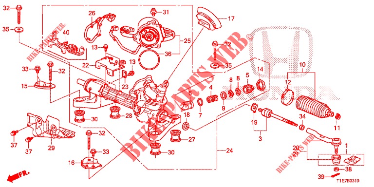 P.S. GEAR BOX (LH) for Honda CR-V 2.0 COMFORT 5 Doors 6 speed manual 2018