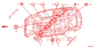 GROMMET (INFERIEUR) for Honda CR-V 2.0 COMFORT 5 Doors 5 speed automatic 2018