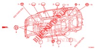 GROMMET (INFERIEUR) for Honda CR-V 2.0 ELEGANCE 5 Doors 6 speed manual 2018