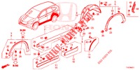 SIDE SILL GARNISH/PROTECT OR  for Honda CR-V 2.0 ELEGANCE 5 Doors 6 speed manual 2018