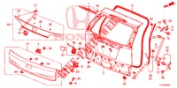 TAILGATE PANEL (2D)  for Honda CR-V 2.0 ELEGANCE 5 Doors 6 speed manual 2018