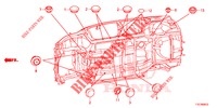 GROMMET (INFERIEUR) for Honda CR-V 2.0 ELEGANCE L 5 Doors 5 speed automatic 2018