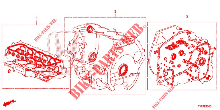 GASKET KIT/ TRANSMISSION ASSY. (2.0L) for Honda CR-V 2.0 EXECUTIVE 5 Doors 6 speed manual 2018