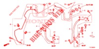 AIR CONDITIONER (FLEXIBLES/TUYAUX) (2.0L) (LH) for Honda CR-V 2.0 S 5 Doors 6 speed manual 2018