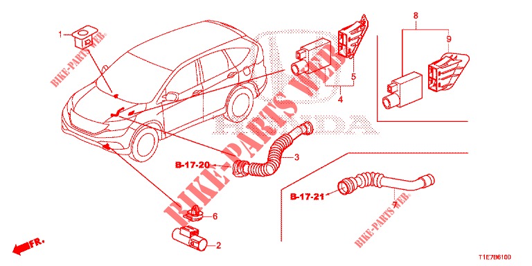 AIR CONDITIONER (CAPTEUR) for Honda CR-V 2.0 S 5 Doors 6 speed manual 2018